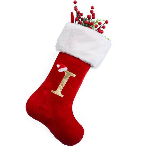 Christmas Letter Christmas Stockings Decorative Pendant 