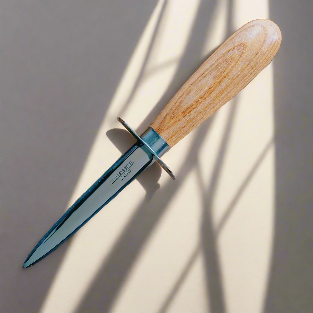 Ginza Steel | Oyster Knife Stainless Steel Wood handle 205mm 