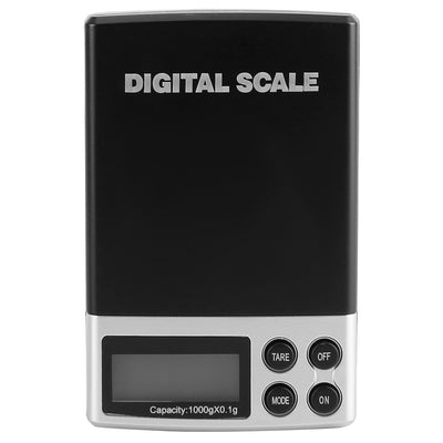 iMounTEK Digital Scale 1000g x 0.1g Pocket Electronic Kitchen Scale with 6 Units Tare Function LCD Backlit Screen Auto OFF 