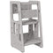 Qaba Kitchen Companion: Kids Adjustable Step Stool Tower for Counter Learning, Safe Standing Platform