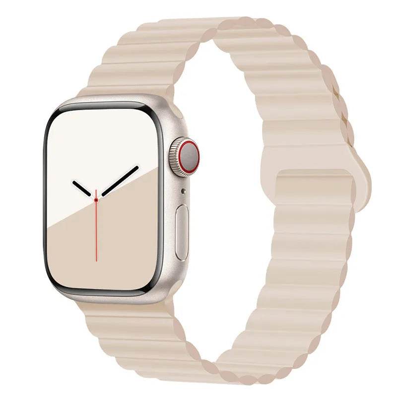 Band Silicone Magnetic Watch Strap 