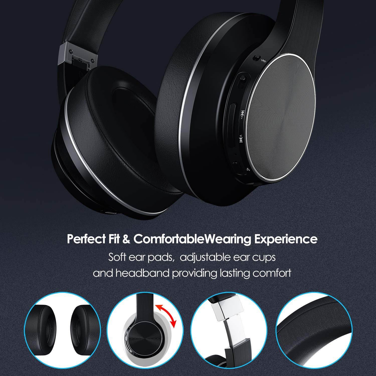 Headworn Sports Noise Cancelling Bluetooth Earphones 