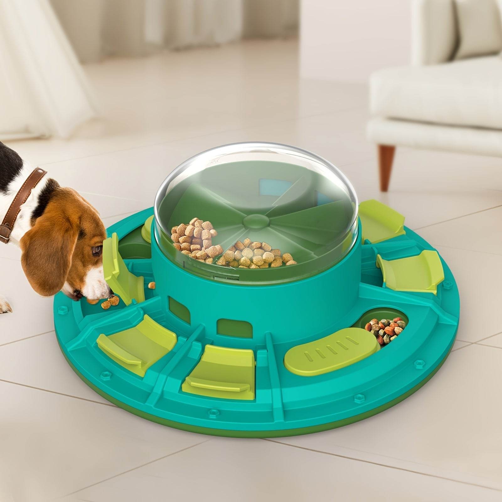 Interactive Dog Puzzle Toy For IQ Improvement And Slow Feeding Suitable For All Sizes Pets Nutritious Diet-Friendly Non-Electric Plastic Pets Game Pet Products 