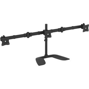 Triple Monitor Stand, Crossbar, Steel & Aluminum, For VESA Mount Monitors up to 27"(17.6lb/8kg), Monitor Stand, 3 Monitor Arm 
