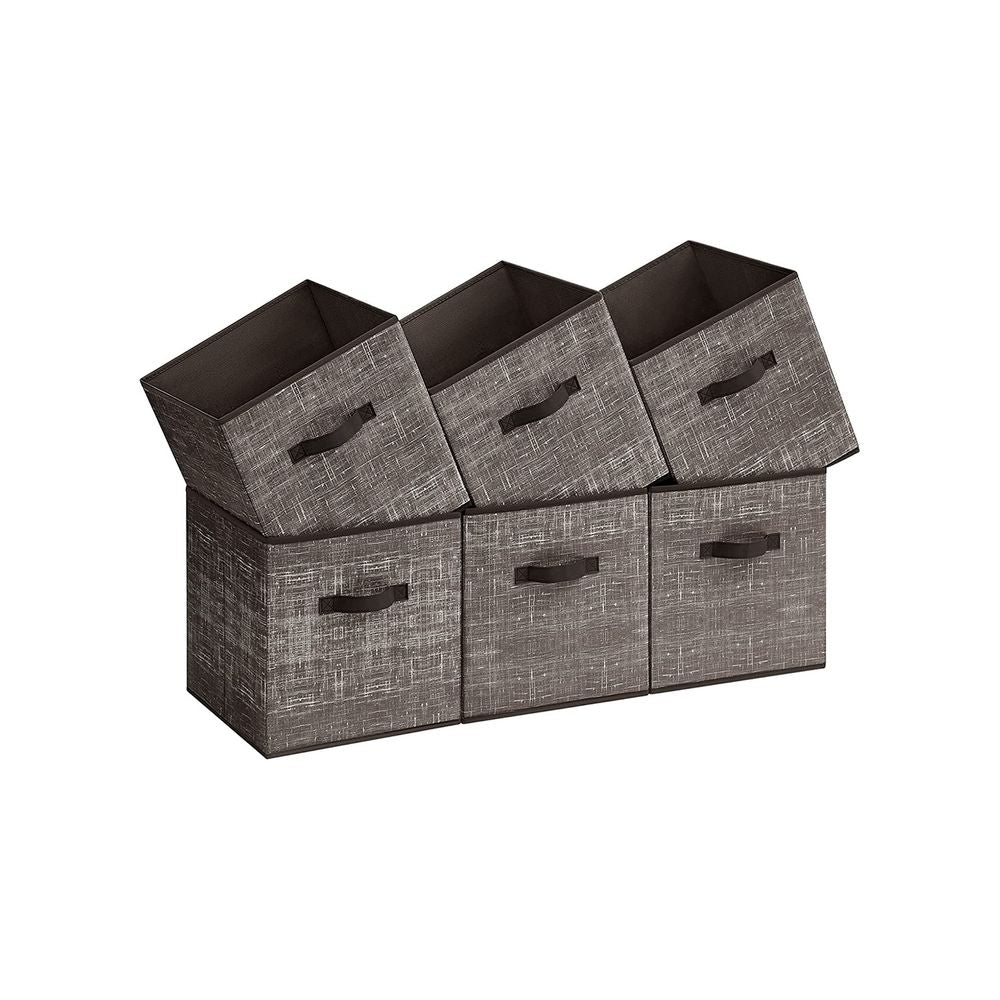 SONGMICS Non-Woven Fabric Storage Cubes with Double Handles 