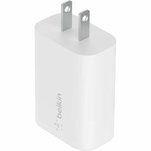 Belkin 25W Portable USB-C Wall Charger - 1xUSB-C - Fast Charging - Power Adapter - White 