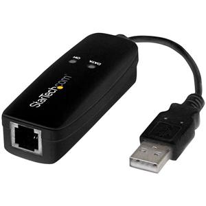 USB 2.0 Fax Modem - 56K External Hardware USB Dial Up V.92 Modem/ Dongle/Adapter - Computer Data Modem USB to Telephone Jack 
