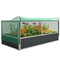 Raised Garden Bed, 5.7 x 3 x 2.3ft Steel Planter Box Outdoor with Cover, Gloves, Dark Grey