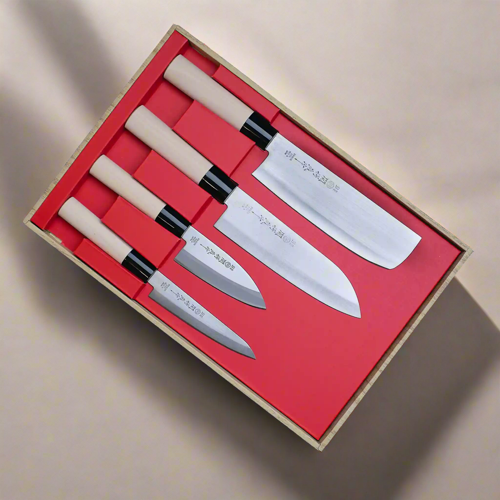 Four Piece Knife Set - Made in Japan 