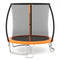 8FT Outdoor Heavy-Duty Recreational Trampoline-Orange