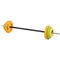Soozier 44lbs Adjustable Barbell Weight Set Non-Slip Handle for Home Gym Weightlifting Fitness Equipment