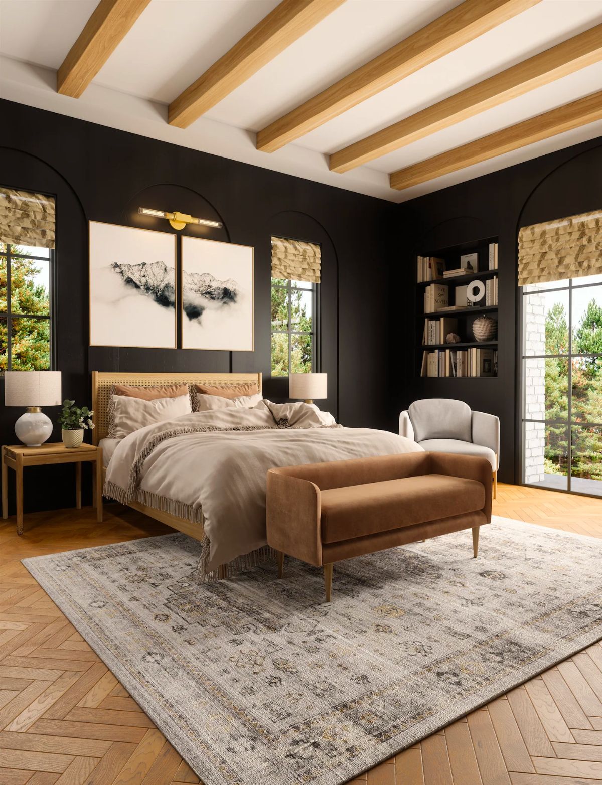 Kyra Silver Grey White Rug 