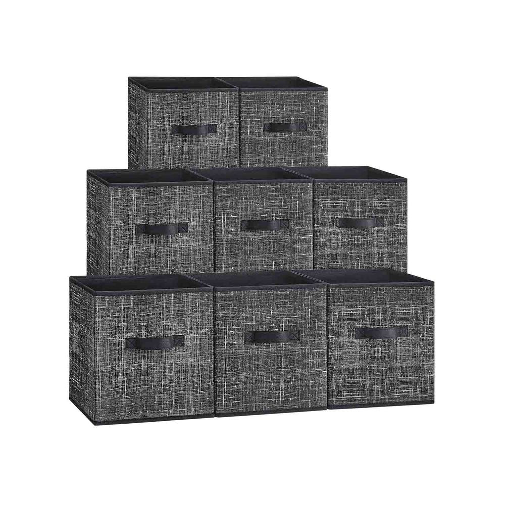 SONGMICS Set of 8 Foldable Storage Cubes 