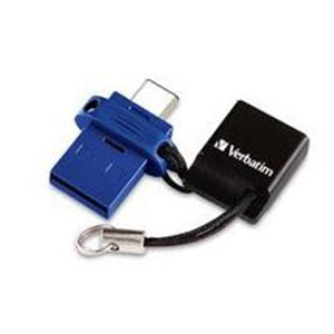 Verbatim 32GB Store 'n' Go Dual USB 3.2 Gen 1 Flash Drive for USB-C™ Devices - Blue 