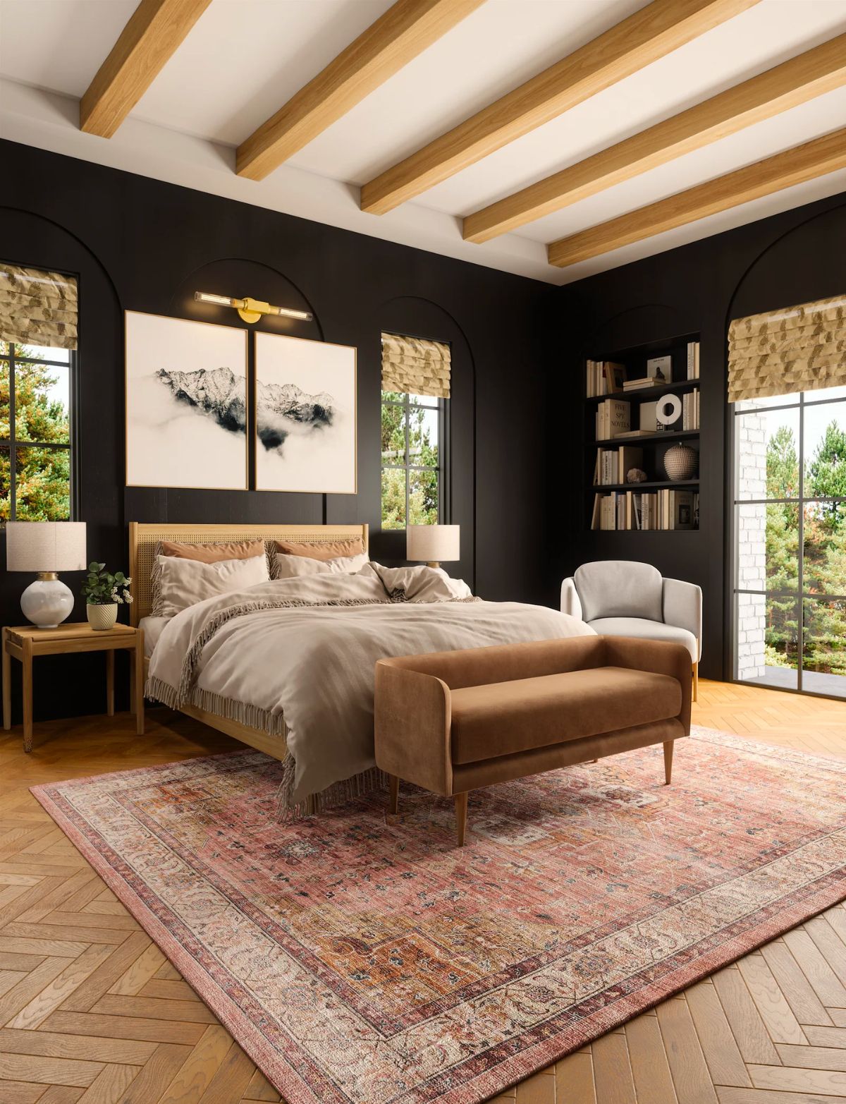 Frema Coral Orange Rug 