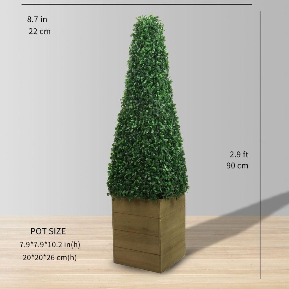 Mayer Potted Boxwood Topiary Plant (Multiple Sizes) 