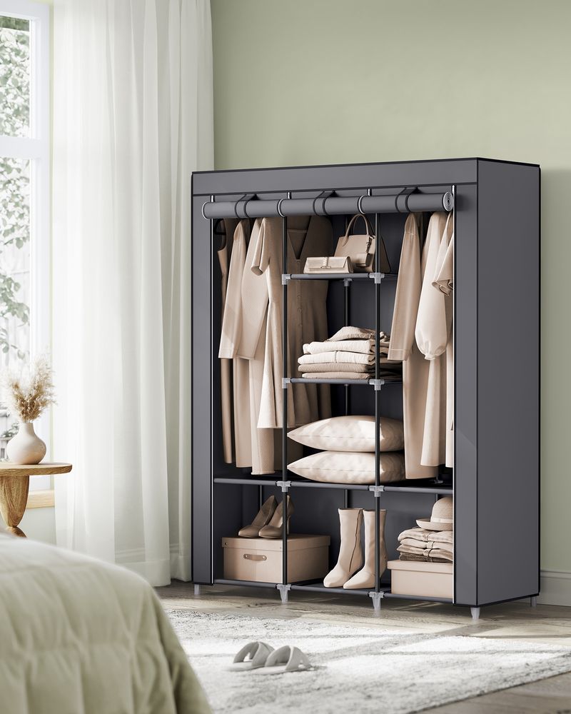 SONGMICS Portable Closet with Non-Woven Fabric Cover 