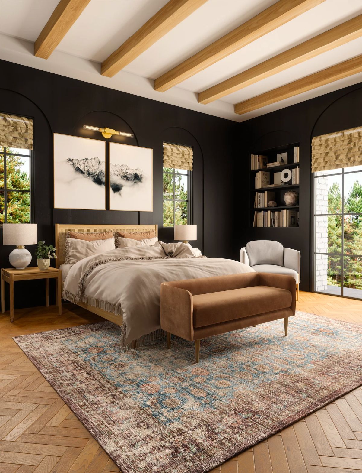 Zariah Brick Lagoon Rug 