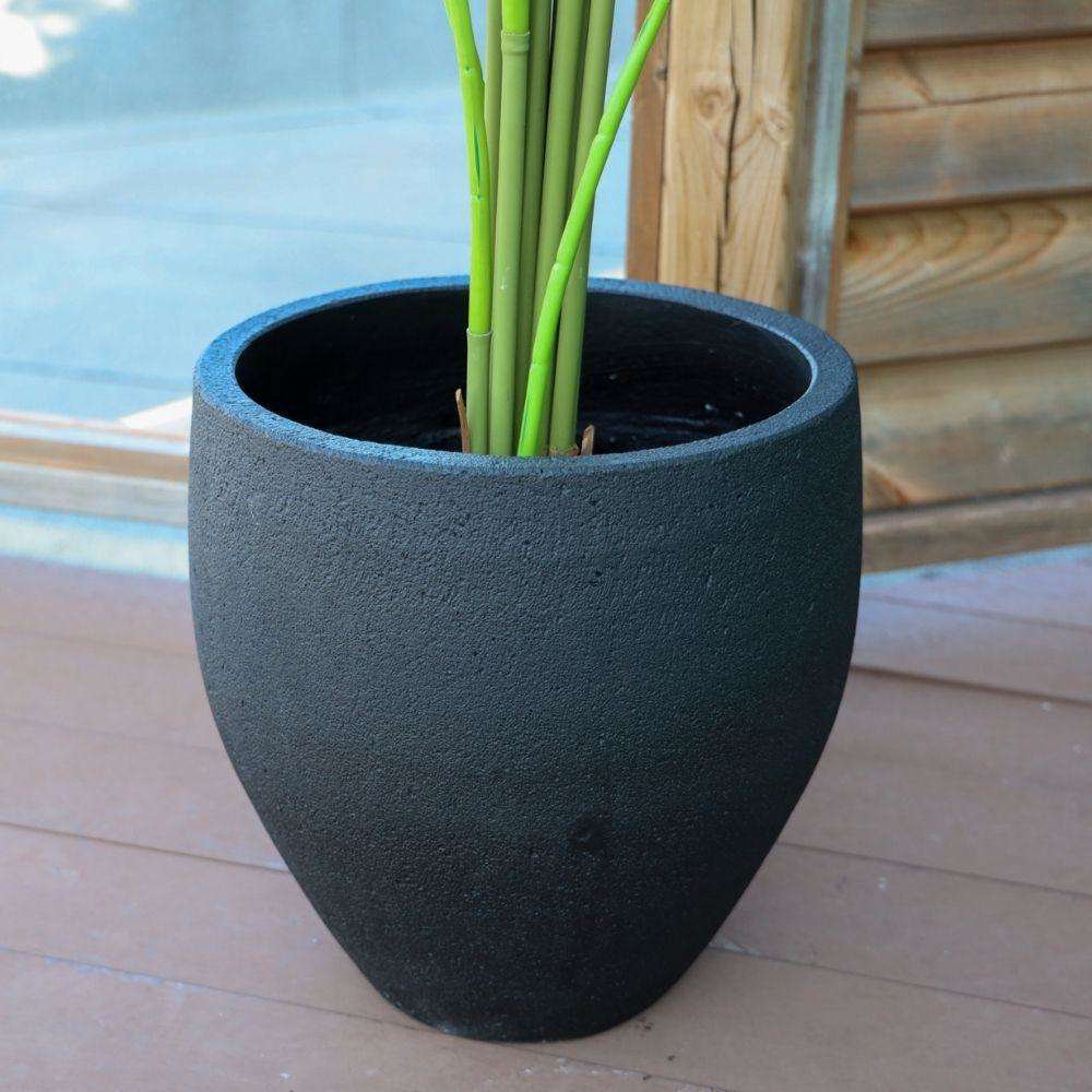 Aba Black Cement Planter (Multiple Sizes) 