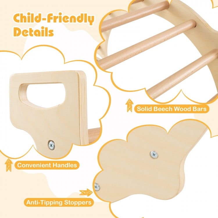 8 in 1 Climbing Arch Sensory Table with Collapsible Storage Bin for Kids