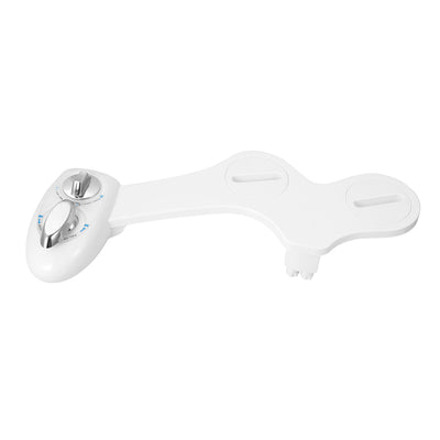 Cold Water Spray Bidet Self-Cleaning Dual Nozzle Bidet/Feminine Wash Non-Electric Mechanical Toilet Seat Cover 