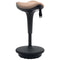 Swivel Standing Desk Chair, Adjustable Active Ergonomic Standing Stool, Backless Wobble Stool Chair, Brown