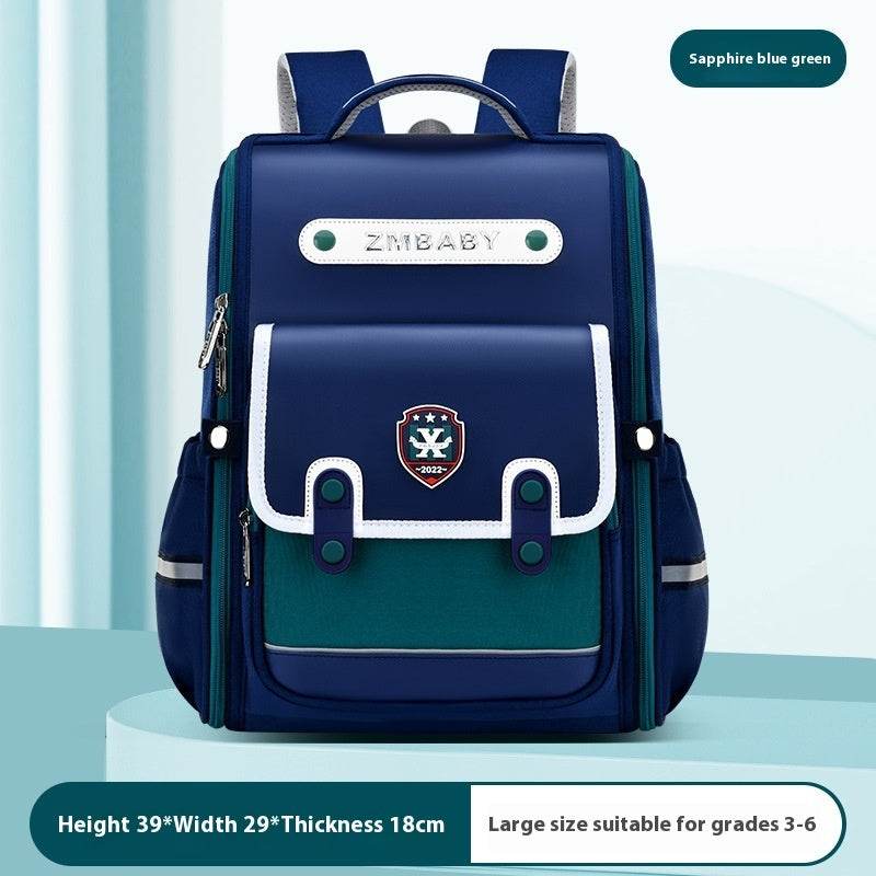 British Style School Bag Ergonomic Spine Supportive Backpack 