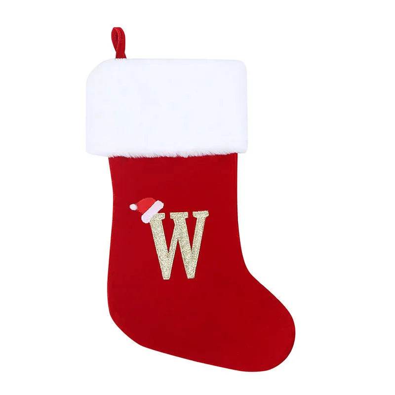 Christmas Letter Christmas Stockings Decorative Pendant 