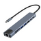 USB-C 3.0 Hub 8-in-1 – Aluminum Multiport Adapter with HDMI, PD, SD & USB Ports