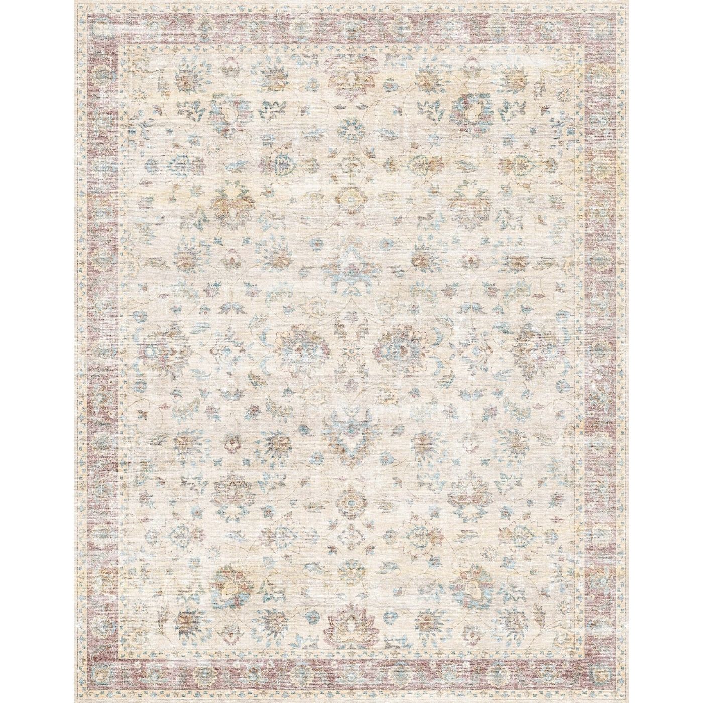 Aria Yellow Rose Lagoon Rug 