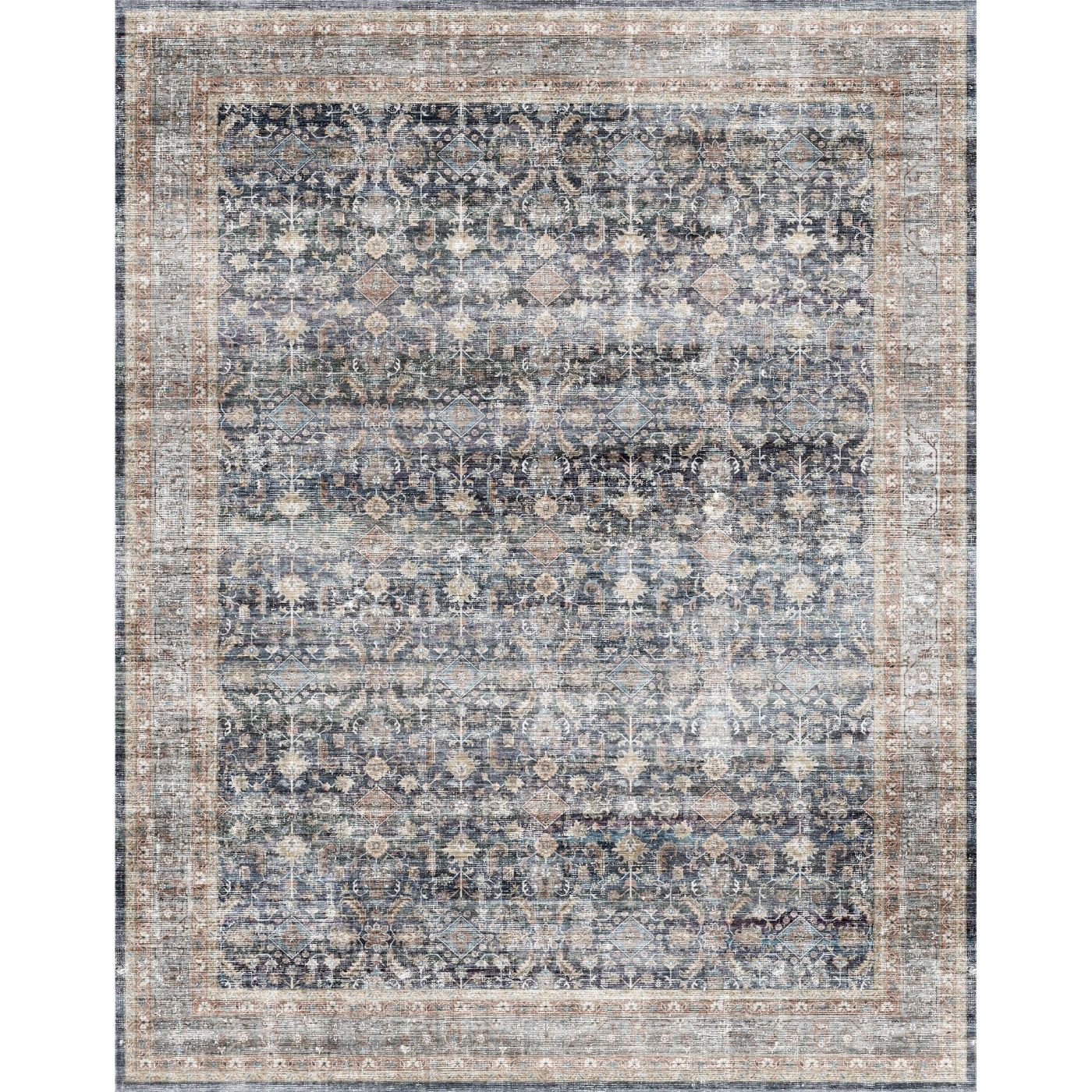 Davina Navy Lagoon Rug 