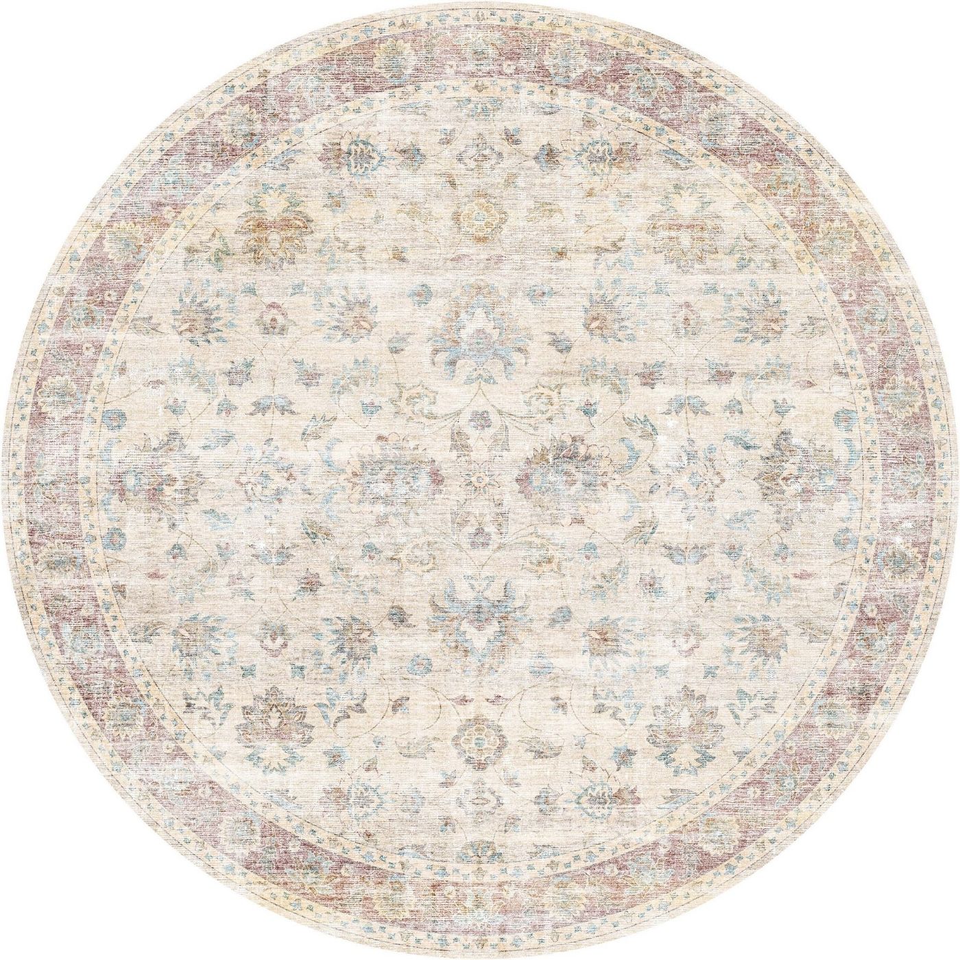 Aria Yellow Rose Lagoon Rug 