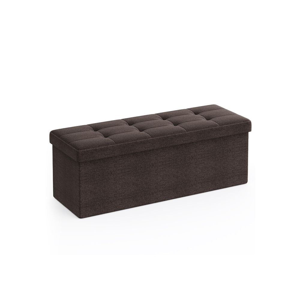 SONGMICS MAZIE Collection 43'' Folding Storage Ottoman Bench 