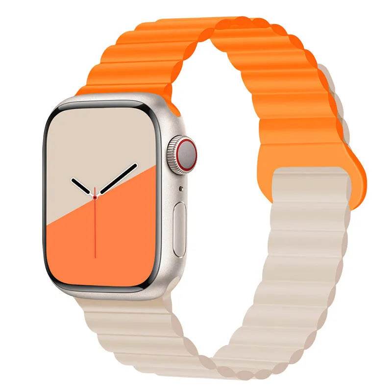 Band Silicone Magnetic Watch Strap 