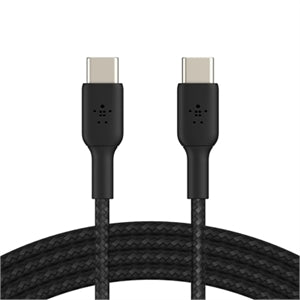 Belkin 60W USB-C to USB-C Cable - 480 Mbps - PVC - M/M - 1m/3.3ft - Black