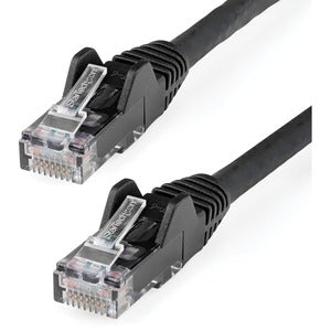 125ft CAT6 Ethernet Cable - Black Snagless Gigabit - 100W PoE UTP 650MHz Category 6 Patch Cord UL Certified Wiring/TIA