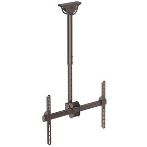 TV Ceiling Mount, Full-Motion Hanging Single Screen Vesa Mount for 32"-75" TVs / Displays - Height Adjustable Telescopic Pole