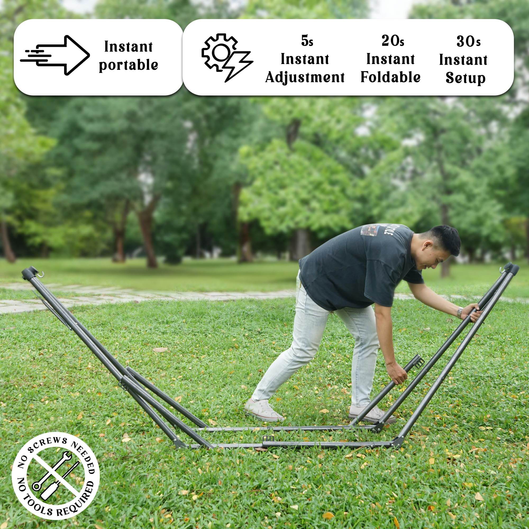Tranquillo Uniki Collapsible Hammock Stand 