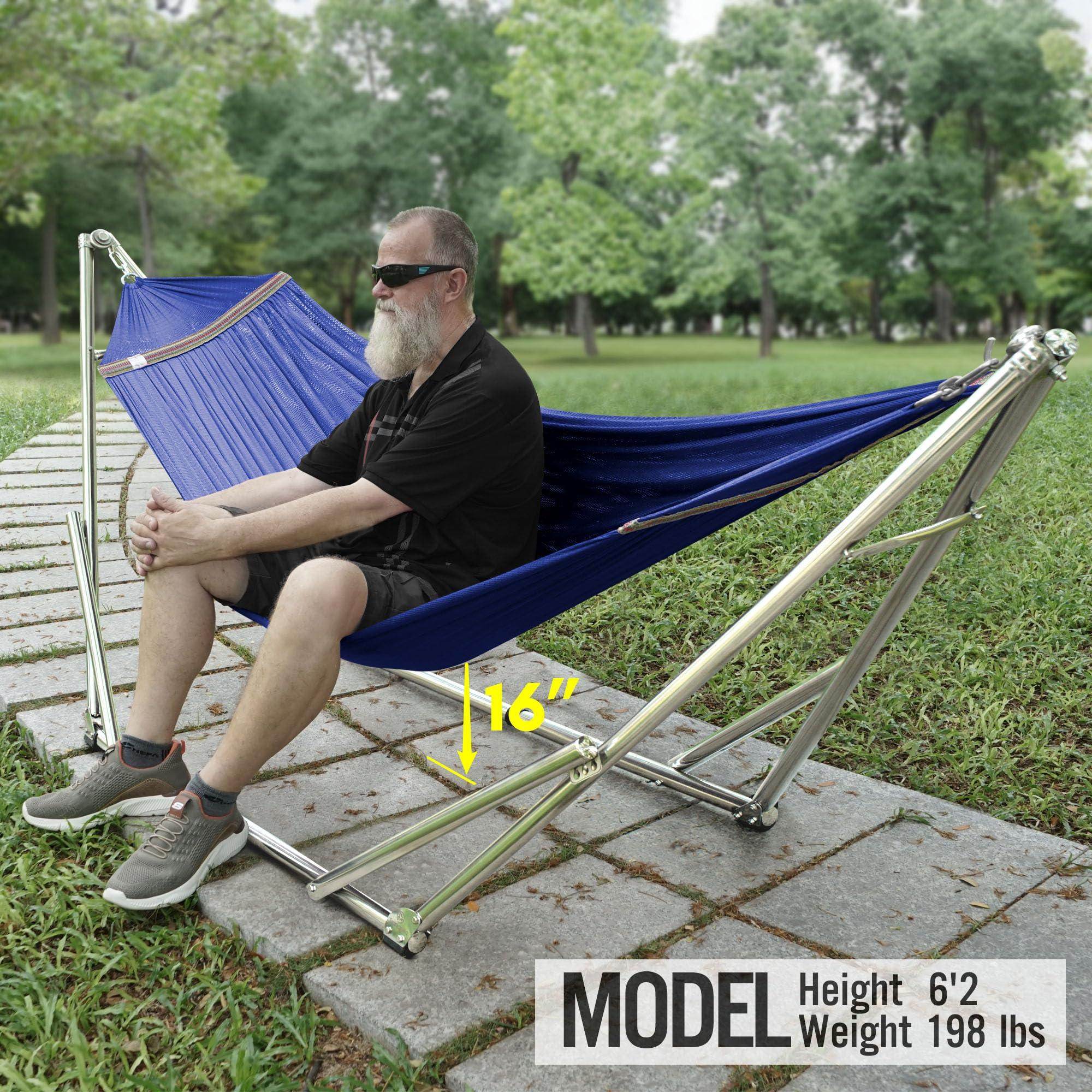 Tranquillo Original Stainless Steel Hammock Stand 