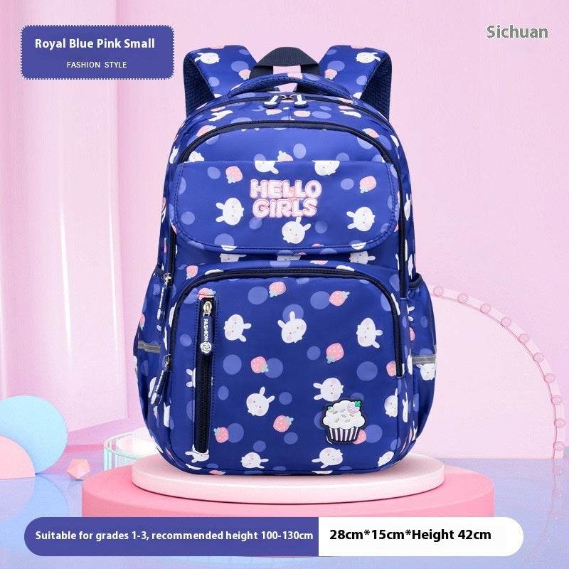 6-12-year-old Primary School Children Girls Backpack Large Capacity Schoolbag 