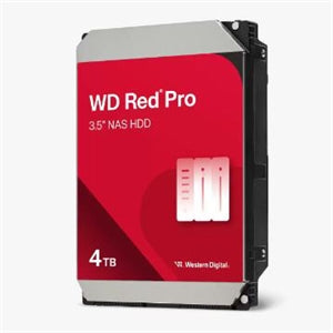 WD Red Pro WD4005FFBX 4 TB Network Hard Drive - 3.5" Internal - SATA (SATA/600) - Conventional Magnetic Recording (CMR) Method 