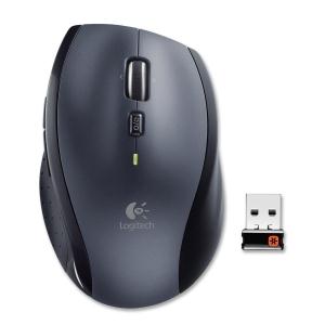 Logitech M705 Marathon Wireless Mouse, 2.4 GHz USB Unifying Receiver, 1000 DPI, 5-Programmable Buttons, 3-Year Battery, Compatible with PC, Mac, Laptop, Chromebook - Black 