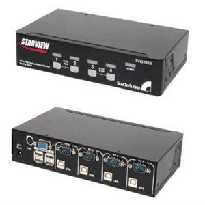 StarView SV431USB - KVM switch - USB - 4 ports - 1 local user - USB - 1U