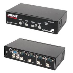 StarView SV431USB - KVM switch - USB - 4 ports - 1 local user - USB - 1U 