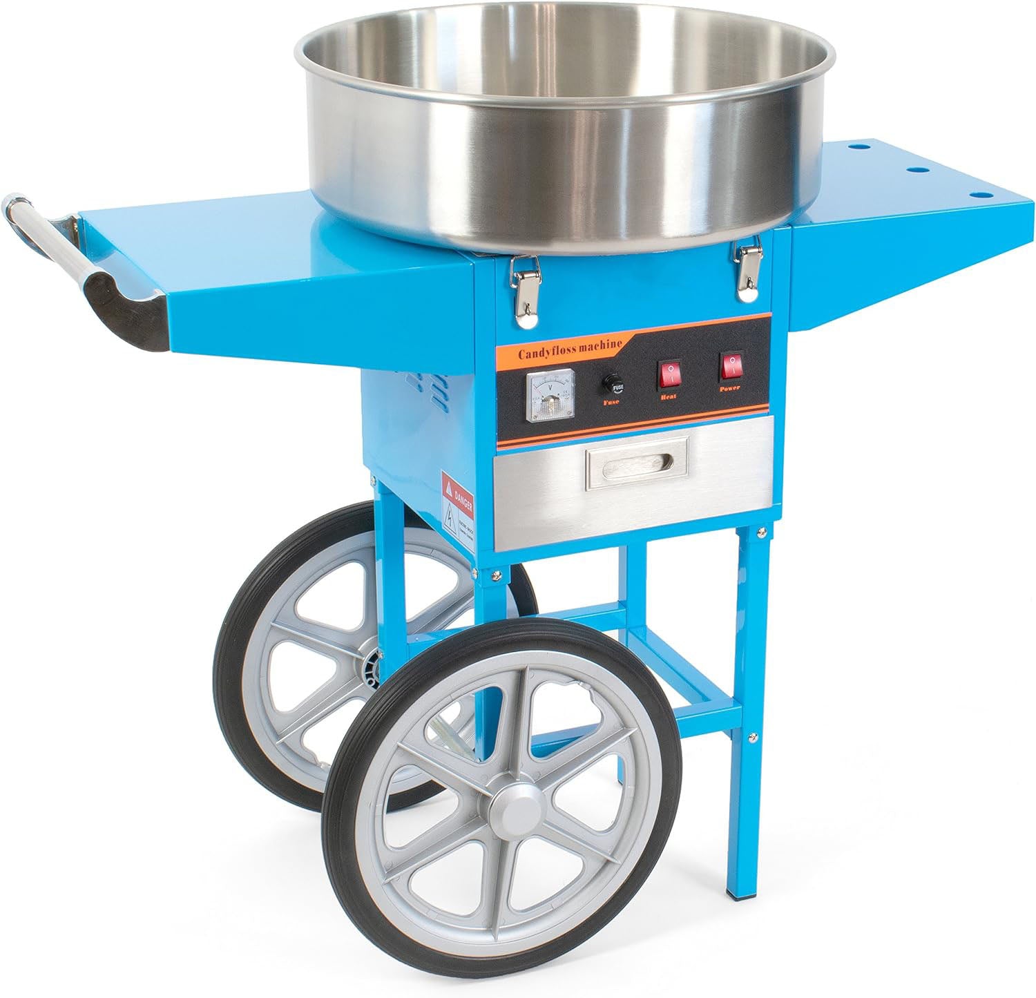 Canadian Flosser Cotton Candy Machine with Cart (Blue) 