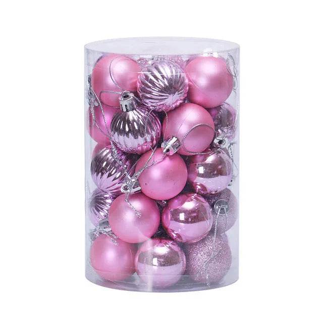34 Christmas Ball Set 4cm Christmas Ornaments 