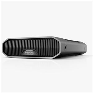 SanDisk Professional G-DRIVE PROJECT 12 TB Portable Rugged Hard Drive - External - Gray 
