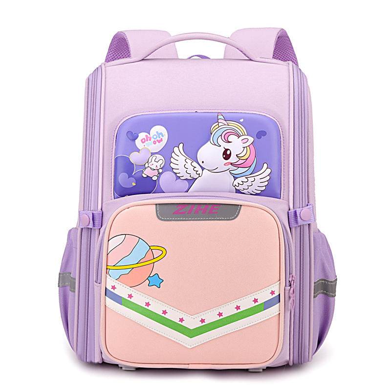 Back Support Large Capacity Cartoon Backpack for School 