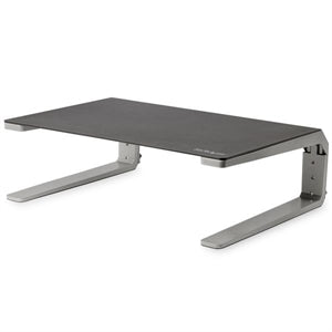 Monitor Riser Stand, For up to 32" (22lb/10kg) Monitor, Monitor Riser, Steel&Aluminum, Monitor Shelf w/ Three Height Settings 