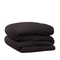 Bear Duvet Cover – 300 Thread Count Cotton Percale, Box Edge, Corner Snaps, 3-Sided Zipper, Easy Care, Cozy Black with Warm Undertones, Imported